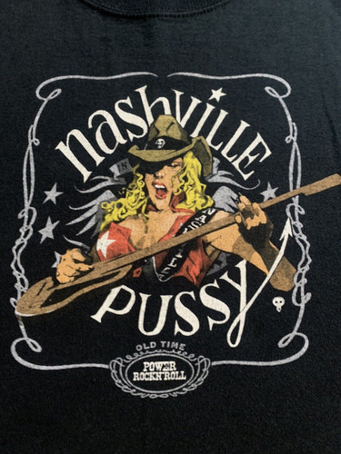 Shirt nashville pussy nera - pussy,