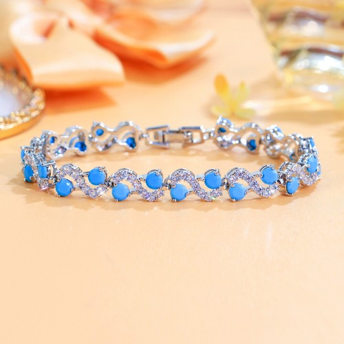 Bracciale turchese blu