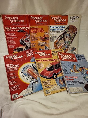 Popular science magazine 1980 - science,